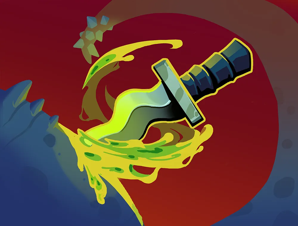 Poisoned Stab Slay the Spire 2 Card - Silent Attack Common